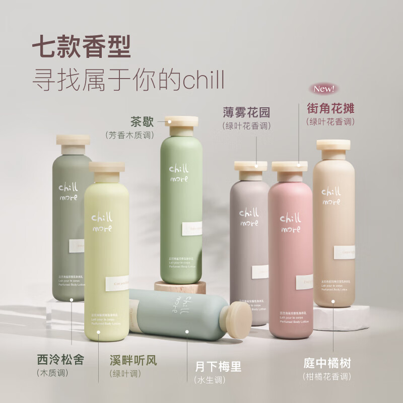 chillmore且悠角鲨烷香氛身体乳(西泠松舍)高清大图