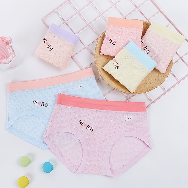 儿童内裤女童棉平角三角裤婴幼儿宝宝小童女孩四角中大童莫代尔莎丞