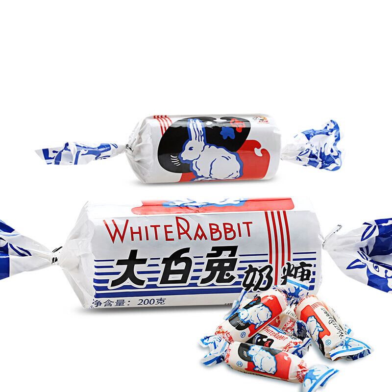 冠生园 巨白兔奶糖(200g)