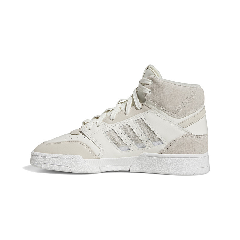 adidas originals 舒适潮流 轻便耐磨防滑 中帮 板鞋 女款 灰色 FZ5721