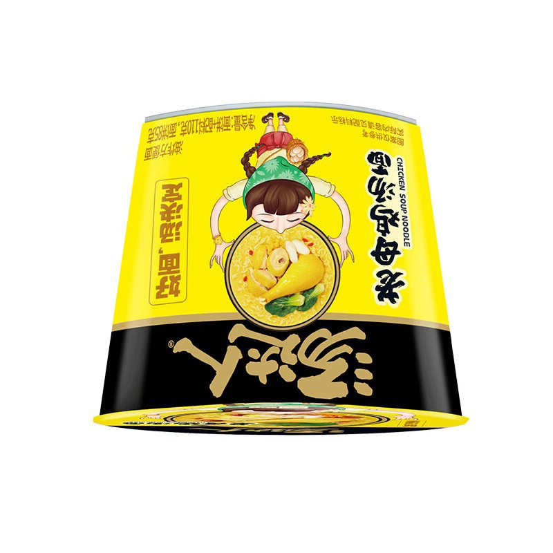 泡面 汤达人 老母鸡汤面 桶面 110g*12桶 整箱装 方便面 速食面 单位:箱货期20天