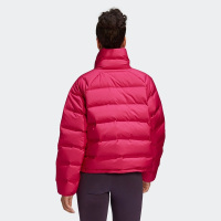 阿迪达斯羽绒服女装户外运动上衣保暖立领外套FT2565