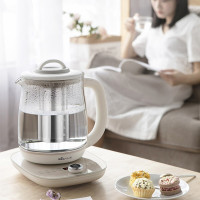 小熊(Bear)养生壶办公室迷你小型煮茶壶全自动加厚玻璃煮茶器家用多功能YSH-C18P1(滤网款)