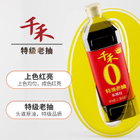 千禾老抽酿造酱油特级老抽1L 炒菜红烧上色红亮提鲜调味料