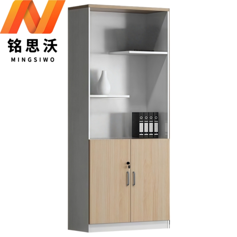 铭思沃两门书柜A2个高清大图