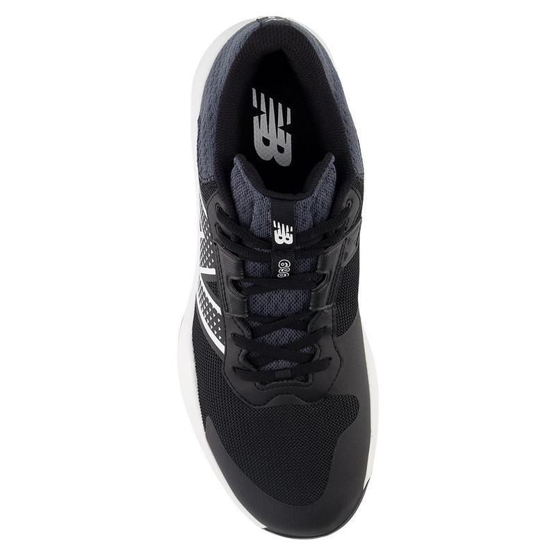 新百伦(New Balance)NewBalance男款网球鞋轻便透气D宽版黑白色稳