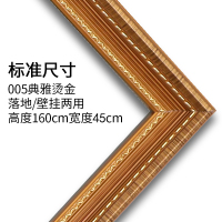 实木全身镜子欧式落地镜简约卧室家用穿衣镜服装店学生宿舍试衣镜_83 005标准尺寸（免安装） 其他否