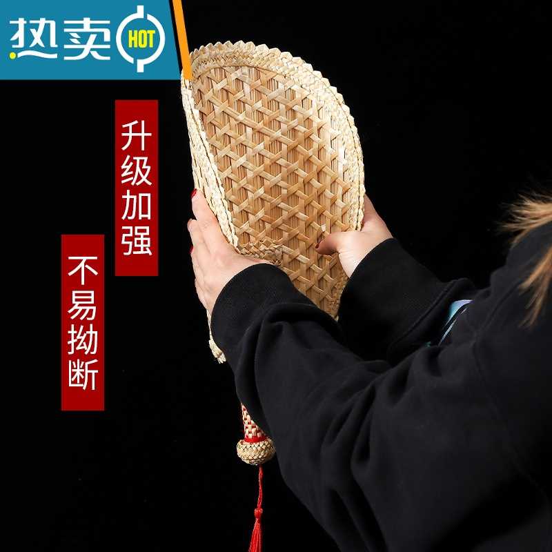 XIANCAI蒲扇夏天儿童手摇扇随身便携轻盈风大老式宝宝婴儿芭蕉小扇子 [2把更实惠]加大芭蕉+芭蕉