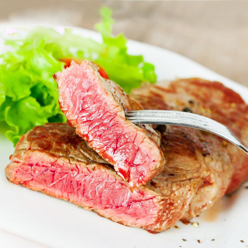 顶诺原部位整切肉眼牛排130克*5片 澳洲进口牛肉 赠酱包刀叉
