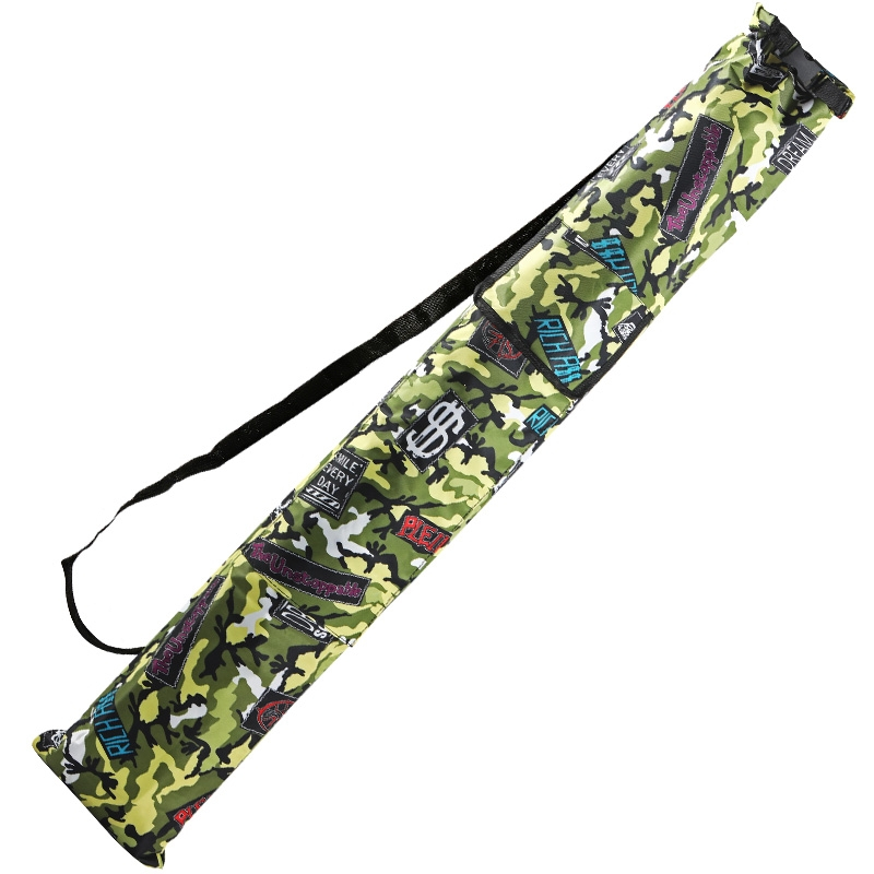 加厚鱼竿包伞包帆布收纳袋防水耐磨可折叠袋包手提便携包渔具用品