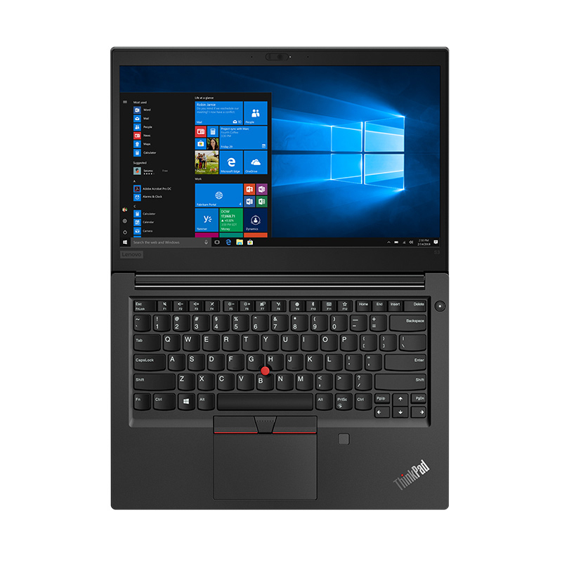 联想ThinkPad S3 锋芒 (0CCD) 第八代英特尔®酷睿™i5 14英寸轻薄本笔记本电脑 i5-8265U 8G 256GSSD 2G独显 FHD 石墨黑高清大图