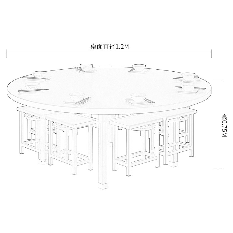 绵冠MIANGUAN学校食堂不锈钢304餐桌员工饭堂餐桌高清大图