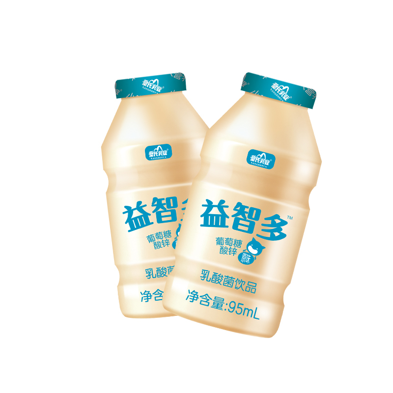 皇氏乳业益智多乳酸菌饮品95ml*20瓶整箱儿童益生菌原味饮料