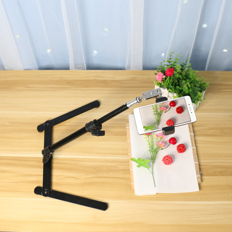 火豹手机俯拍支架桌面拍照录像静物拍摄画画美甲美食微课开箱视频