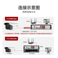海康威视 DS-2CD3T46WD-I3 400万星光高清红外30米监控摄像头 带POE 8mm