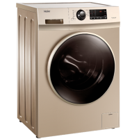 【二手99新】Haier/海尔G90726B12G家用滚筒洗衣机9KG大容量澎湃动力变频静音高温筒自洁五重控温中途添衣