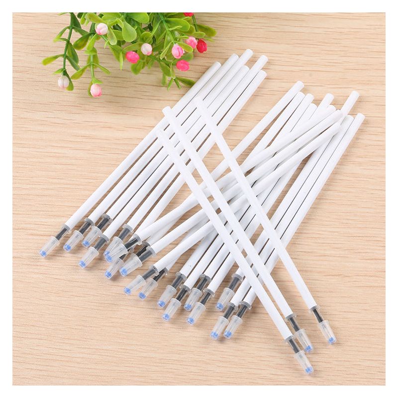 笔芯03805mm中性笔芯白杆水笔替换芯黑色针管笔芯