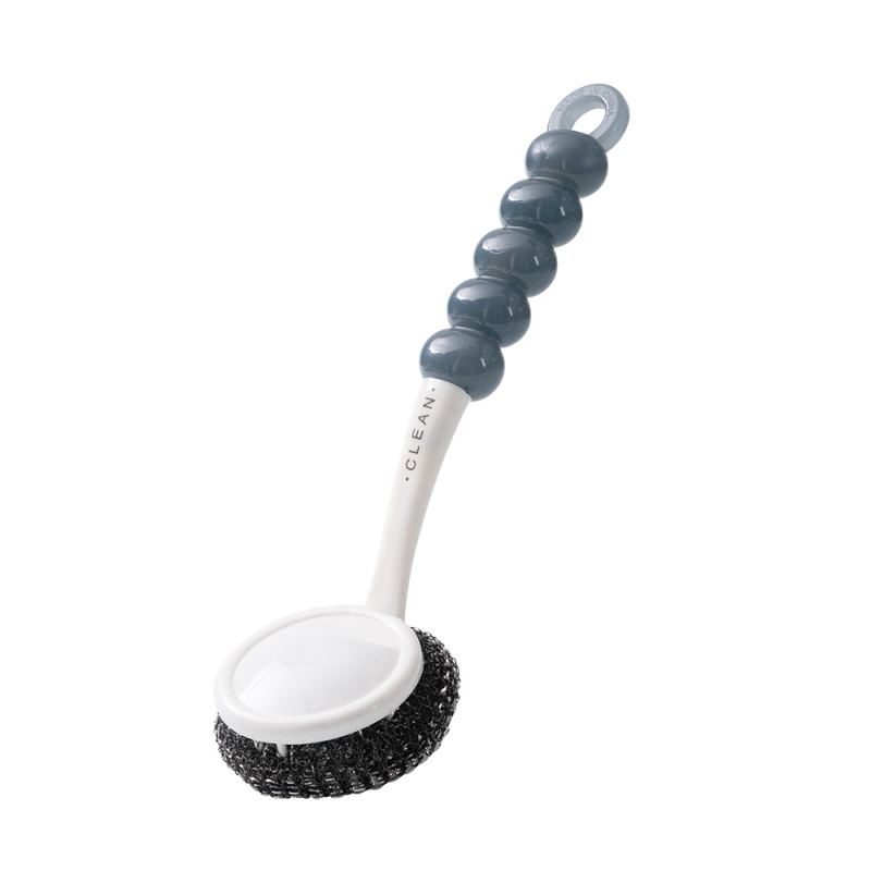 带手柄钢丝球不丝厨房用品清洁球家用铁丝球刷子去球刷