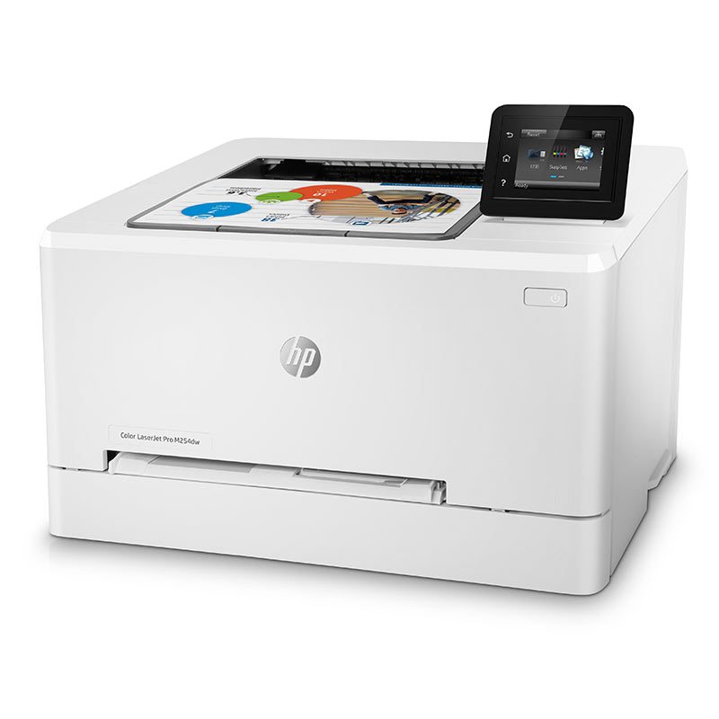 惠普 HP M254dw 彩色激光打印机 A4 无线连接 高速彩打 自动双面打印 彩色激光打印机 (台)