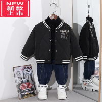 可莉允儿童棉服棒球服中小童夹棉夹克宝宝秋冬外套男童棉袄女童洋气棉衣