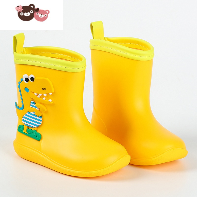 绿彩虹光儿童雨鞋雨衣套装幼儿园宝宝雨靴儿童雨伞男童水鞋女童雨衣