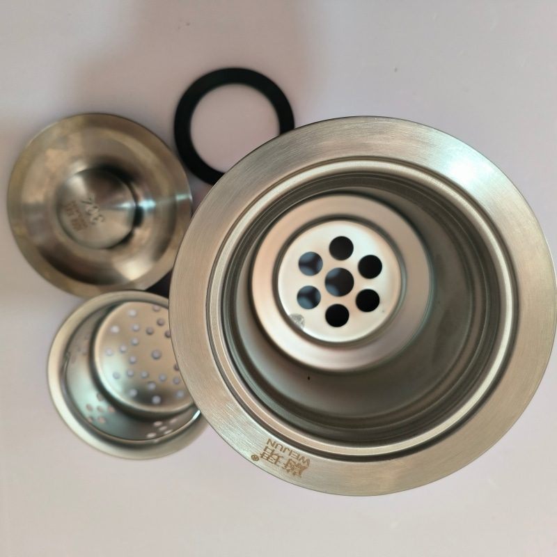 蔚珺不锈钢钢口水槽下水器110型-1个高清大图