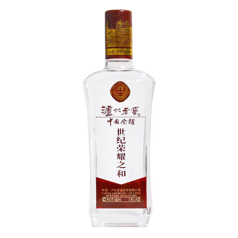 52度泸州老窖世纪荣耀绵柔500ml*1瓶 浓香型白酒高清大图