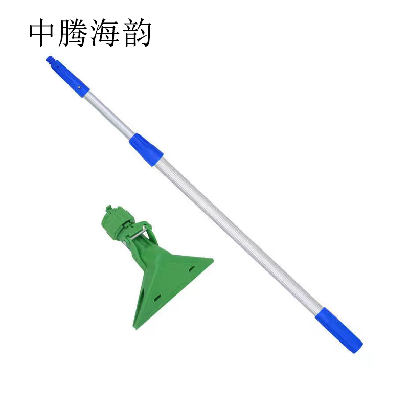 中腾海韵 卡扣式老虎夹拖布 1.2米加厚铝伸缩杆(送毛巾) 个高清大图