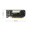 丽台(LEADTEK)NVIDIA T1000 4G GDDR6 CUDA核心896图灵架构 多屏/平面制图设计专业 原厂盒装