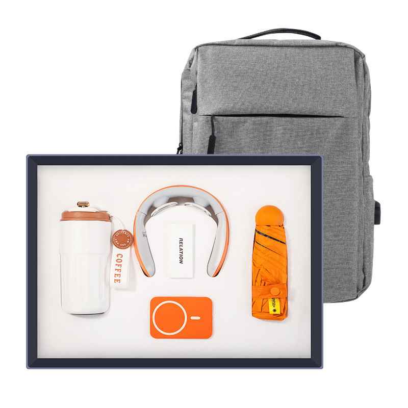 繁石榴 商务礼盒 温控杯+筋膜枪+雨伞 定制logo高清大图