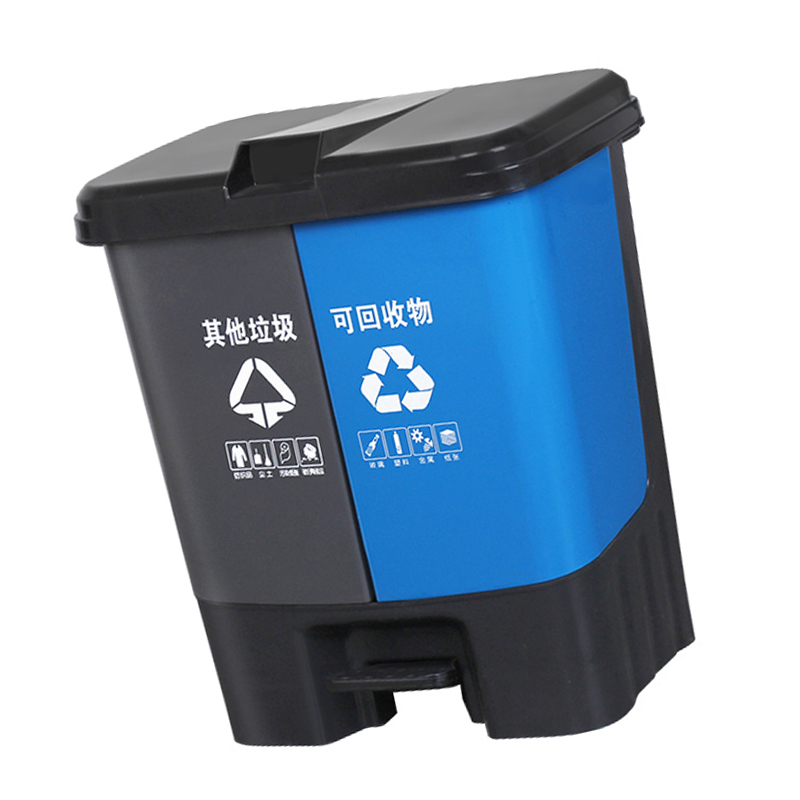 圣承启 脚踏垃圾桶 60L个高清大图