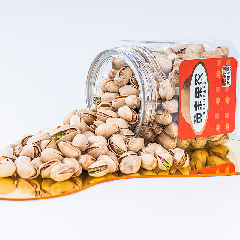 黄金果农开心果 248克大罐装 香脆可口美味零食高清大图