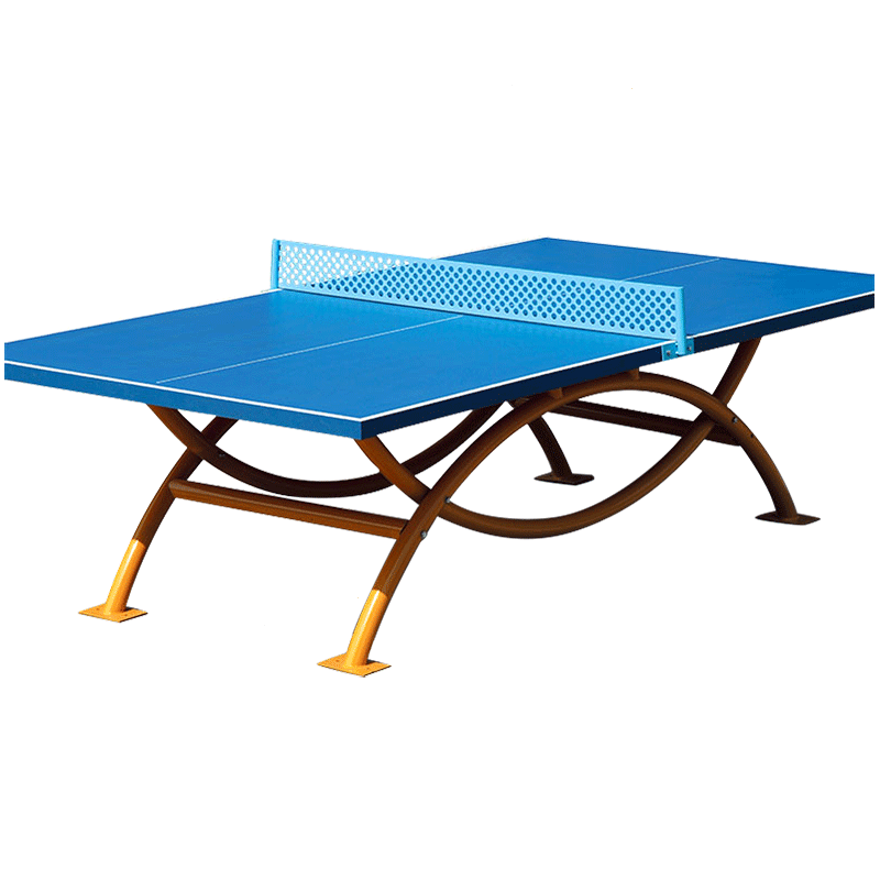 红双喜dhs乒乓球桌室外双拱彩虹防晒乒乓球案子户外标准球台