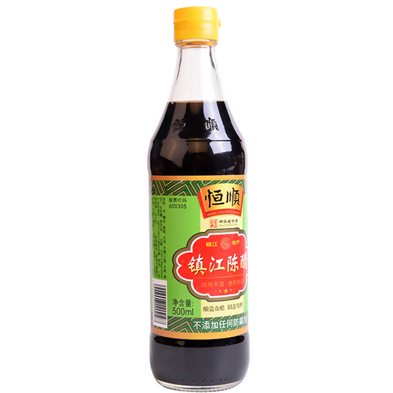 恒顺镇江陈醋(一级)500ml 镇江陈醋 炒菜烹调 凉拌 厨房调味