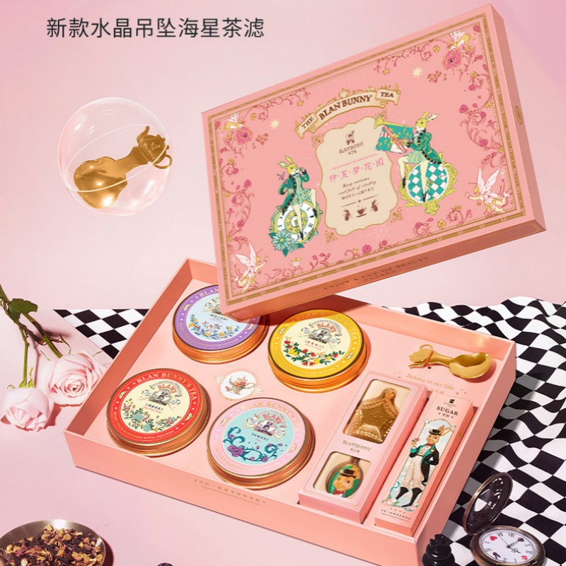 布兰兔花草茶仲夏梦花园套盒 141g