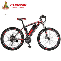凤凰36V27速锂电助力山地自行车X1