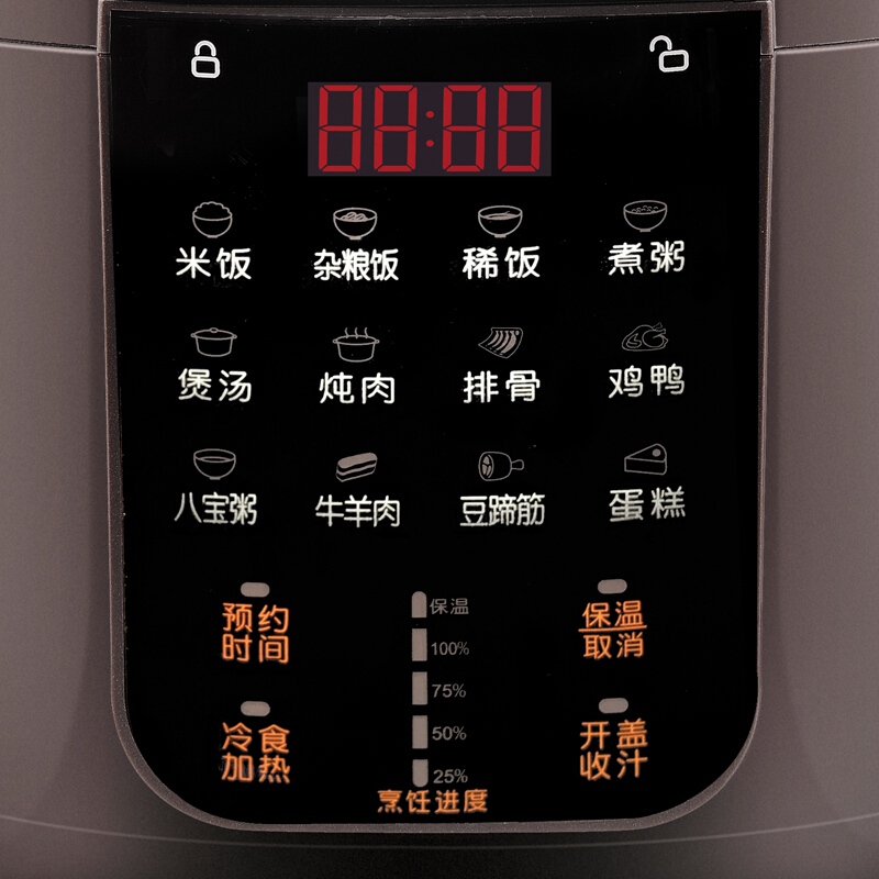 九阳(Joyoung)电压力锅家用预约压力锅球形内胆高压锅 韩式mini压力煲Y-50C88