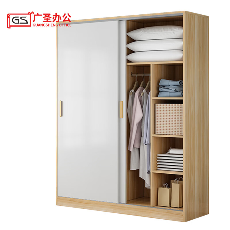 GS广圣衣柜推拉门衣柜更衣柜 YX0202 个高清大图