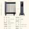 格力油汀取暖器2200W13片加热立式11-20㎡带衣架加湿盒家用节能低噪设计