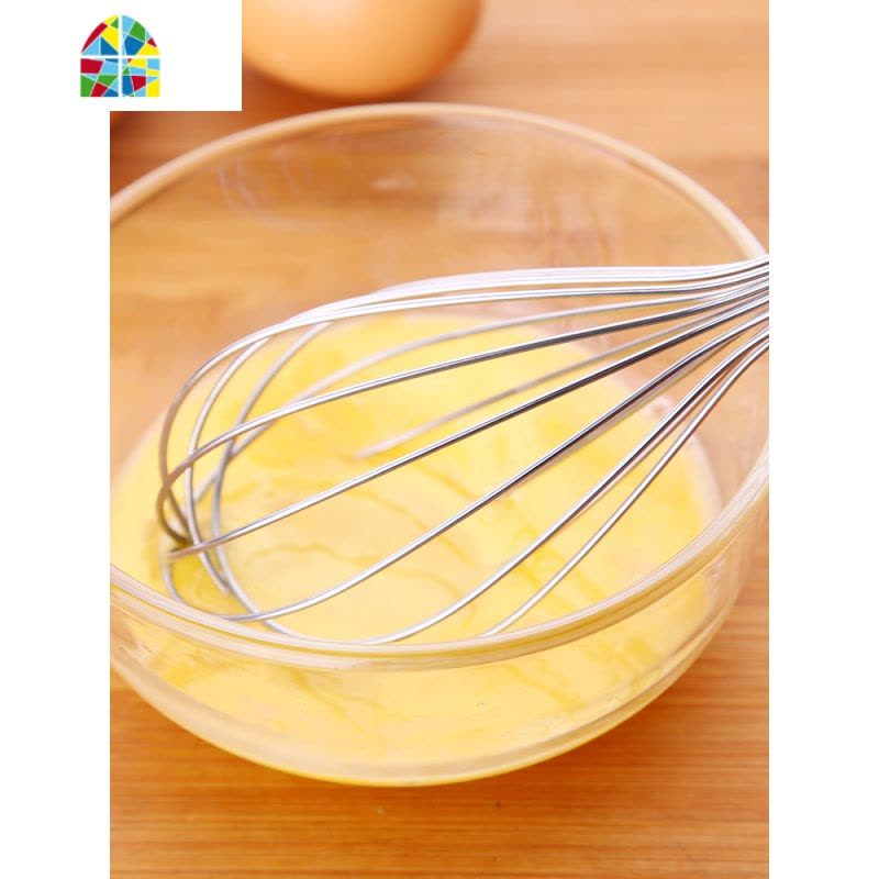 烘培工具不锈钢打蛋器家用手动打蛋棒小中大号打发奶油鸡蛋搅拌器 FENGHOU 大号方圆款手动打蛋器图片