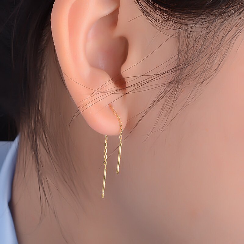 太阳的乔妹同款耳饰银耳钉女款耳坠韩版时尚银饰品耳线送女朋友七夕情人节礼物