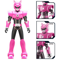 展高(JUMPGO)迷你特工队X玩具变形机器人玩具男孩女孩豪华版声光战士 卡通周边儿童节日礼物露西8732