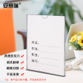 安赛瑞 亚克力卡槽 双层透明插槽插纸盒 亚克力板透明宣传牌标价牌 127*178mm竖款 701740