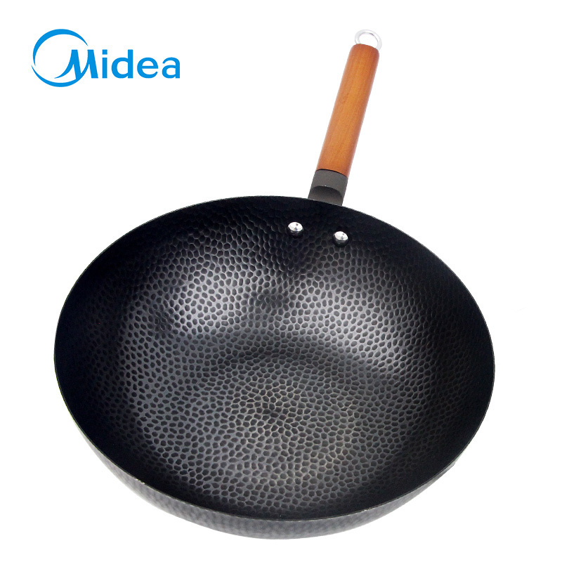 美的(Midea)C12 真不锈锻打匠心炒锅 538*330*160mm 单个价高清大图