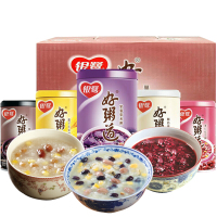 银鹭八宝粥好早餐营养速食粥12罐/箱混合口味加班熬夜速食粥椰奶燕麦粥粥道八宝粥臻养黑糖红枣粥冰糖