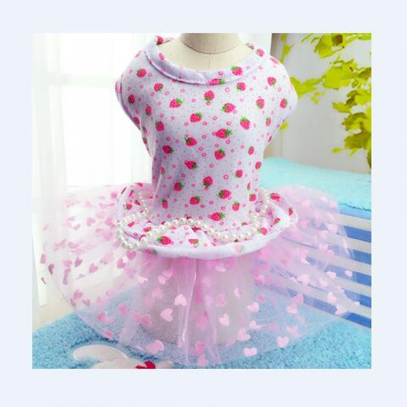 春夏狗狗衣服猫狗公主裙连衣裙泰迪贵宾狗裙子婚纱礼服衣服蓬蓬裙
