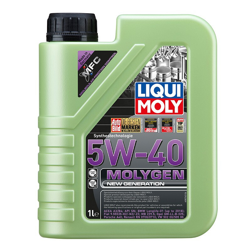 力魔(LIQUI MOLY) 新一代魔法基因合成机油5W-40 1L