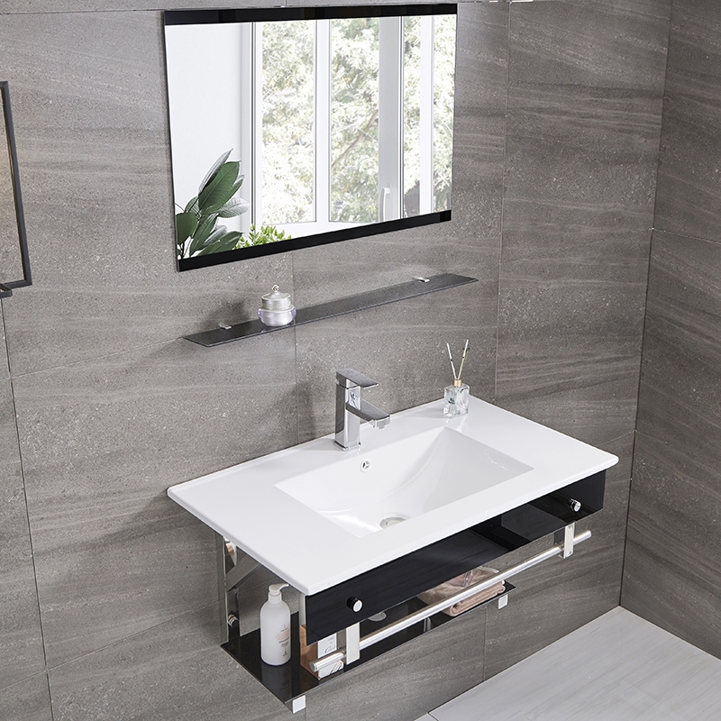 定制挂墙式洗脸盆简易款古达洗手洗漱台卫浴立柱洗手盆卫浴浴室柜陶瓷