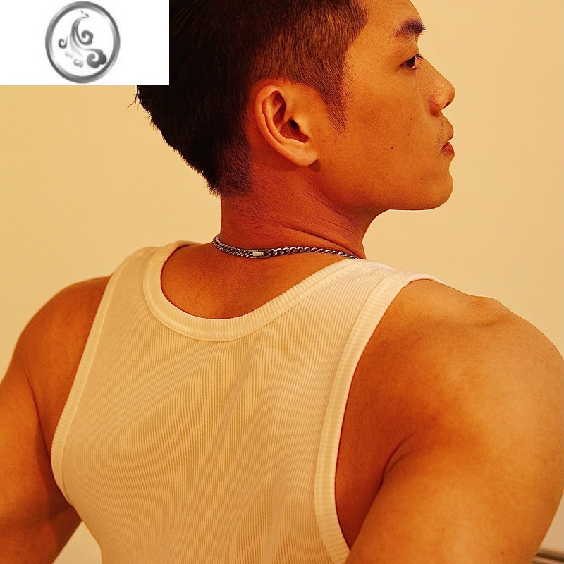jimi钛钢健身链条项链男潮古巴男士嘻哈链子运动装饰女情侣百搭配饰酷