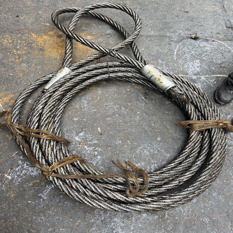 圣鑫SX压制钢丝绳6x37+FC-28-8m图片